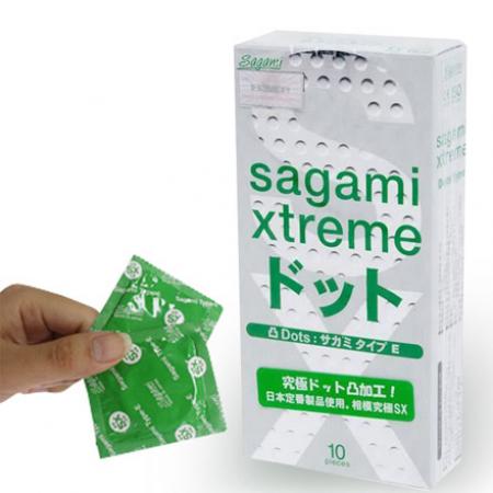 Phân phối 3 hộp bao cao su Bao cao su Sagami Xtreme Dot