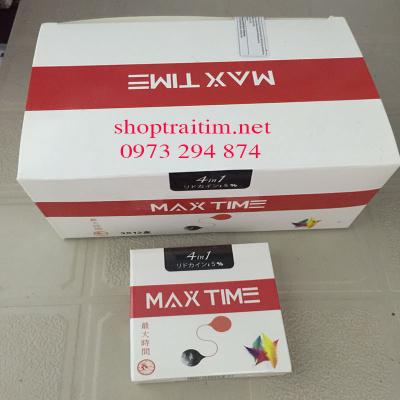 BAO CAO SU CHỐNG XUẤT TINH MAX TIME 3 HỘP
