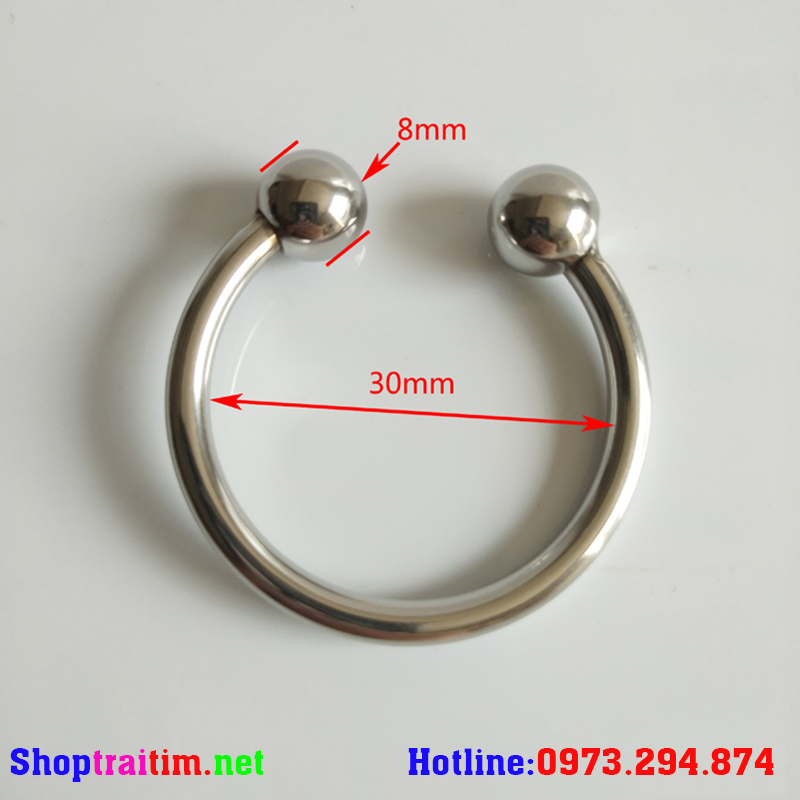 Vòng chóng xuất tinh sớm 2 bi inox