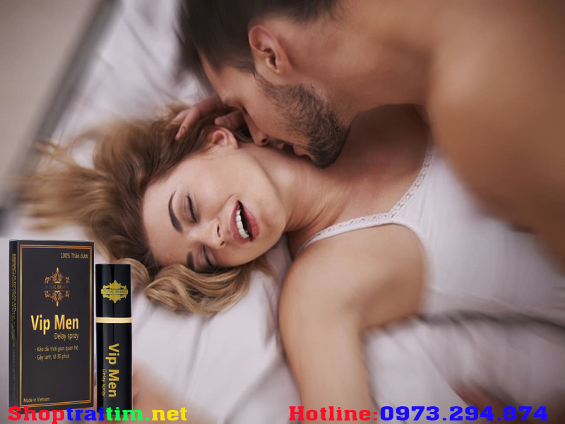 Xịt kéo dài quan hệ Vip Men Delay Spray mới