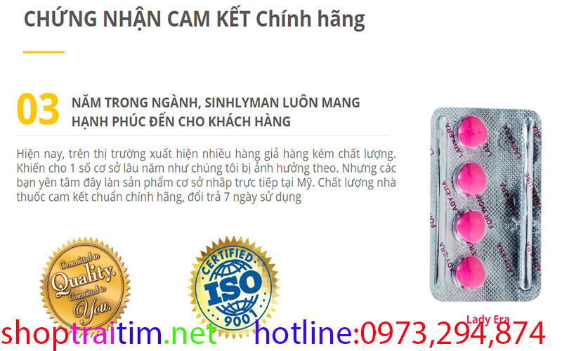 Thuốc Kích Dục LADYERA Dạng Viên Nén Cực mạnh quận 1